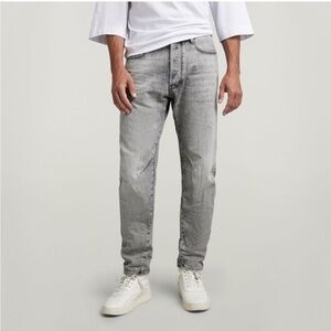 G Star Arc 3D Slim Raw Denim Grey Jeans Zipper fly Size 33 x 32